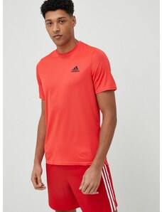Kratka majica za vadbo adidas Performance Designed for Movement rdeča barva