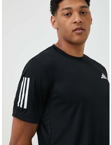 Kratka majica za vadbo adidas Performance Club črna barva