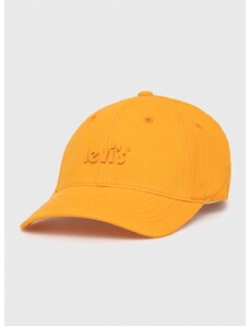 Kapa s šiltom Levi's oranžna barva