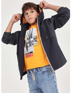 Otroška jakna Mayoral siva barva
