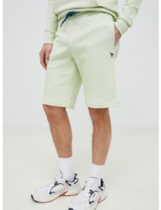 Bombažne kratke hlače PS Paul Smith zelena barva