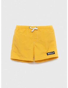 Otroške kopalne kratke hlače Quiksilver rumena barva