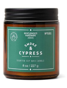 Gentlemen's Hardware Dišeča sojina sveča Gentelmen's Hardware Smoke & Cypress 227 g