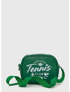 Otroška torbica United Colors of Benetton zelena barva