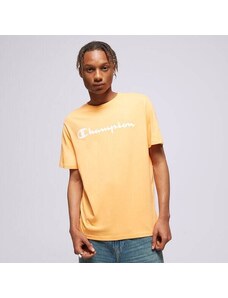 Champion T-Shirt Crewneck T-Shirt Moški Oblačila Majice 216957OS041 Oranžna