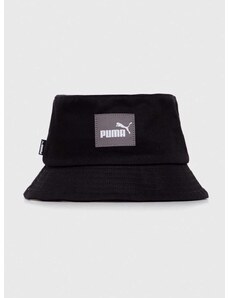Bombažni klobuk Puma črna barva