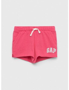Otroške kratke hlače GAP roza barva