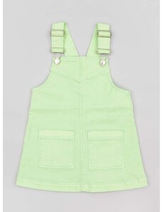 Otroška obleka zippy zelena barva