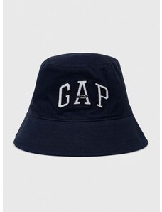 Bombažni klobuk GAP mornarsko modra barva