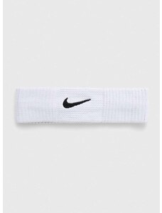 Naglavni trak Nike bela barva