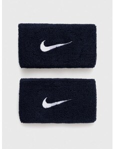 Trak za zapestje Nike 2-pack mornarsko modra barva