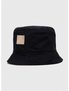 Dvostranski bombažen klobuk Champion črna barva