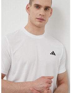 Kratka majica za vadbo adidas Performance Train Essentials bela barva