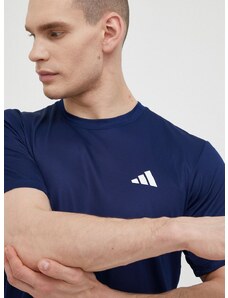 Kratka majica za vadbo adidas Performance Train Essentials mornarsko modra barva