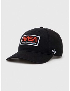 Bombažna bejzbolska kapa American Needle NASA črna barva