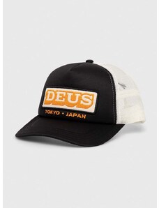 Kapa s šiltom Deus Ex Machina črna barva