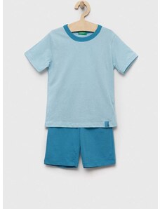 Otroška bombažna pižama United Colors of Benetton