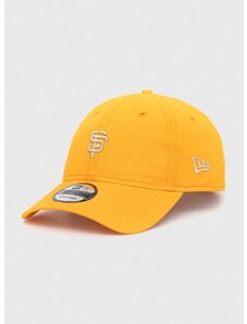 Bombažna kapa s šiltom New Era oranžna barva, SAN FRANCISCO GIANTS
