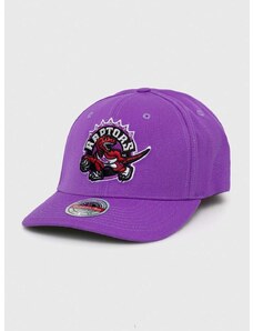 Kapa iz mešanice volne Mitchell&Ness Toronto Raptors vijolična barva