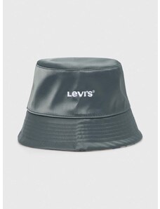 Dvostranski klobuk Levi's zelena barva