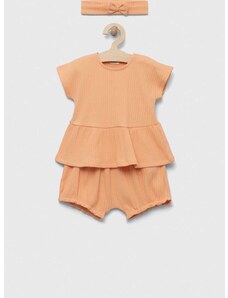 Komplet za dojenčka United Colors of Benetton oranžna barva