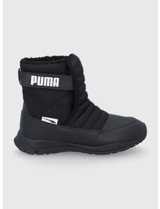 Otroški zimski škornji Puma Puma Nieve Boot WTR AC PS črna barva