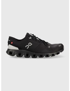 Tekaški čevlji On-running Cloud X 3 črna barva, 6098705