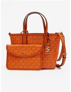 Orange Women's Patterned Handbag Michael Kors XS Open Tote - Women