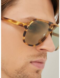 Sončna očala Gucci moški, rjava barva