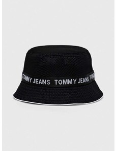 Klobuk Tommy Jeans črna barva
