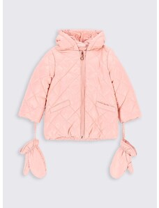 Otroška jakna Coccodrillo roza barva