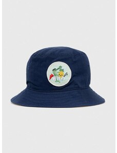 Otroški bombažni klobuk Fila mornarsko modra barva