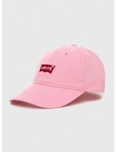 Otroška kapa Levi's roza barva