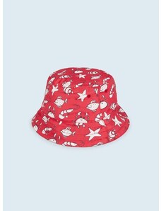 Dvostranski otroški klobuk Mayoral rdeča barva