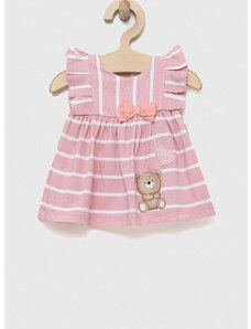Obleka za dojenčka Mayoral Newborn roza barva