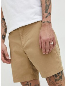 Kratke hlače Abercrombie & Fitch moški, rjava barva
