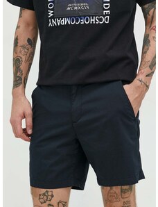 Kratke hlače Abercrombie & Fitch moški, črna barva