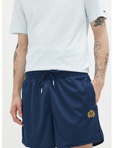Kratke hlače Abercrombie & Fitch moški, mornarsko modra barva