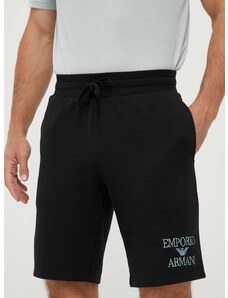 Kratke hlače lounge Emporio Armani Underwear črna barva