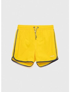 Otroške kopalne kratke hlače Pepe Jeans Gregory rumena barva