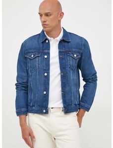 Jeans jakna Tommy Hilfiger moška, mornarsko modra barva