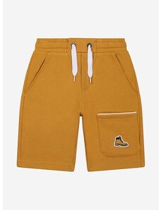 Otroške kratke hlače Timberland Bermuda Shorts rumena barva