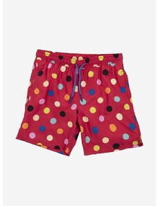 Otroške kratke hlače Happy Socks Big Dot rdeča barva, KBDO116-3500