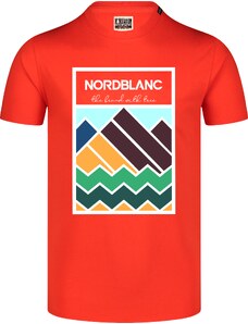Nordblanc Oranžna moška bombažna majica COLOUR