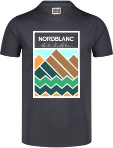 Nordblanc Siva moška bombažna majica COLOUR