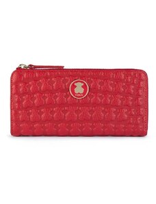Usnjena denarnica Tous ženski, rdeča barva