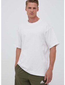 Bombažna kratka majica adidas Originals bela barva