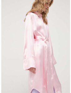 Obleka Stine Goya roza barva