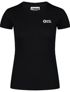 Nordblanc Črna ženska majica iz organskega bombaža SUNSHINE