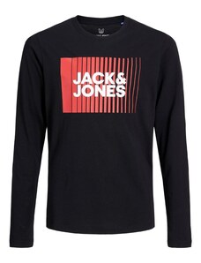 Jack & Jones Junior Majica rdeča / črna / bela